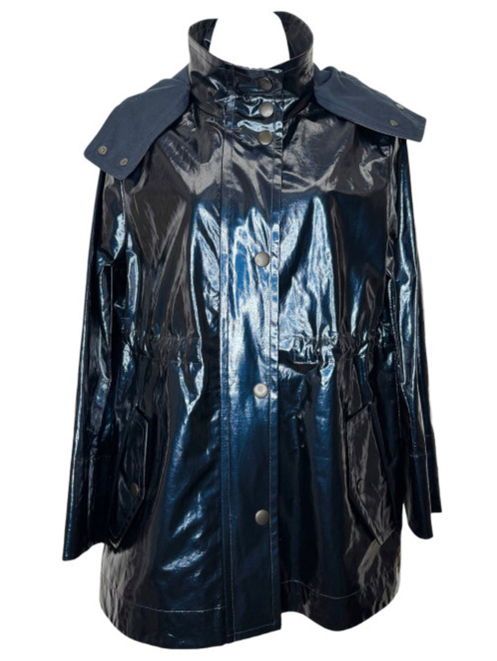 Akris Punto Metallic Rain Jacket NWT